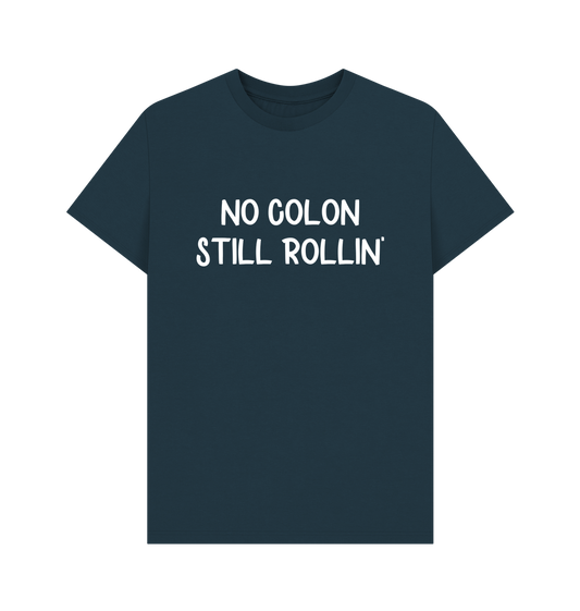 Denim Blue Printed T-shirt